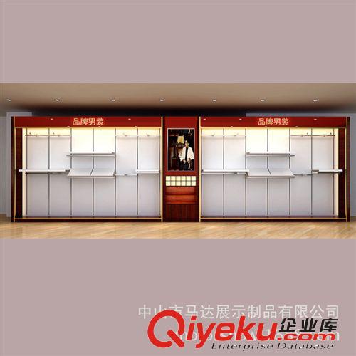 熱賣不銹鋼 男裝貨架 服裝專賣店 靠墻 展示高柜 架MD-FBG021原始圖片2