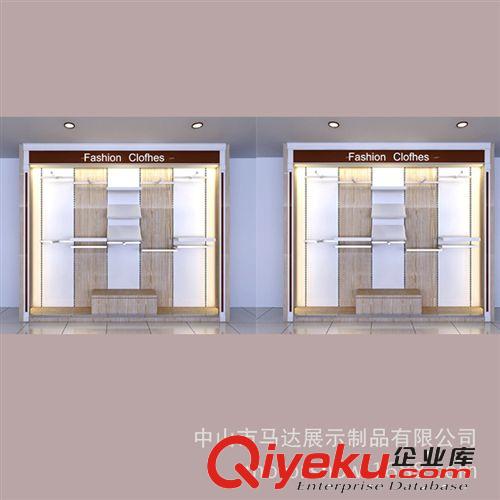 不銹鋼 男裝貨架 服裝專賣店 靠墻 展示高柜 架MD-FBG078