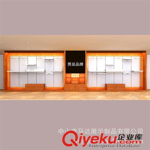 熱賣不銹鋼 男裝貨架 服裝專賣店 靠墻 展示高柜 架MD-FBG205