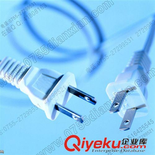 美式兩插電源線(xiàn)  UL認(rèn)證電源線(xiàn)