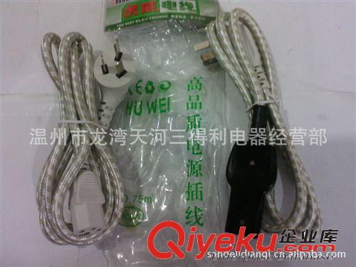tj脾大 高品質電源插線 二孔三孔插頭線 電源線原始圖片2