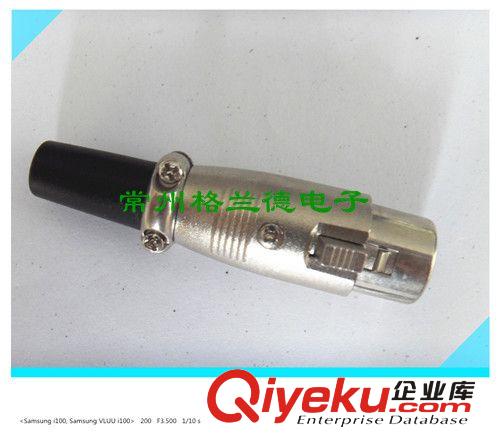 3P xlr 連接器 卡儂母座 卡農 卡龍頭原始圖片2