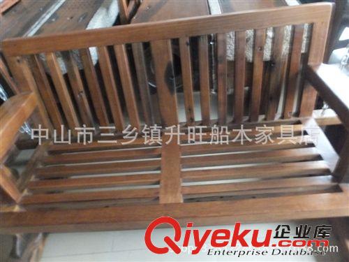 船木搖椅 秋千 實木搖椅休閑椅 靠背椅 戶外家具 陽臺家具原始圖片2