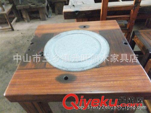 船木茶臺 四方茶臺 休閑功夫茶桌 茶樓會所家具