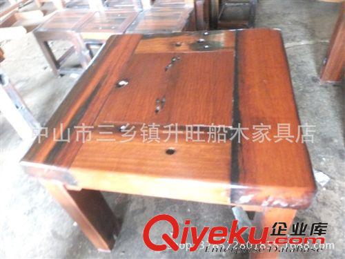 船木茶臺 實木茶桌 四方茶桌 功夫休閑茶桌 茶樓會客家具