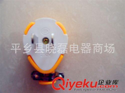 墻壁插頭 家用插頭 臥式兩插電源插頭、二極單相純銅插片電源插頭原始圖片2