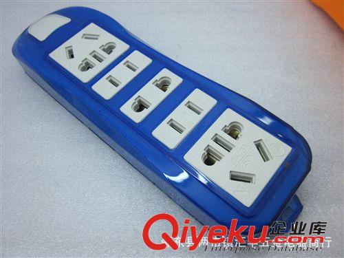 批發供應新款一體成型防爆壓插座電源轉換器16孔藍白色原始圖片2
