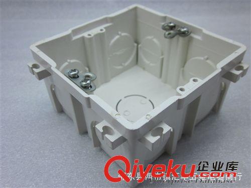 暗裝86型墻壁開關插座自扣多聯暗盒接線盒