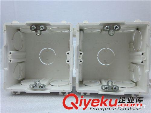 暗裝86型墻壁開關插座自扣多聯暗盒接線盒原始圖片3