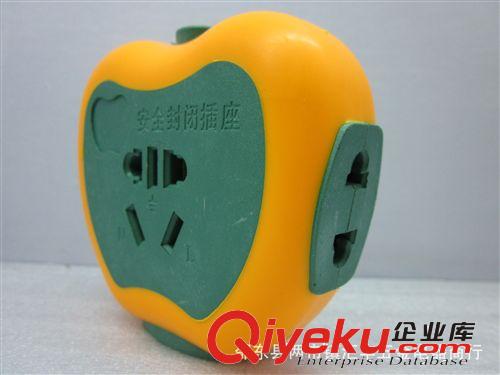 批發(fā)新品上市熱賣一體成型蘋果型13孔插座電源轉(zhuǎn)換器原始圖片2