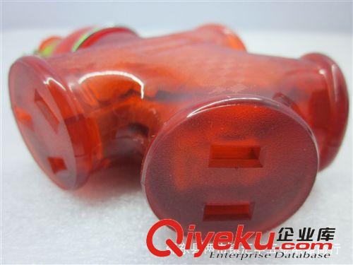 批發(fā)供應(yīng)新款上市熱賣半透明紅色大字地拖十孔插座電源轉(zhuǎn)換器原始圖片3