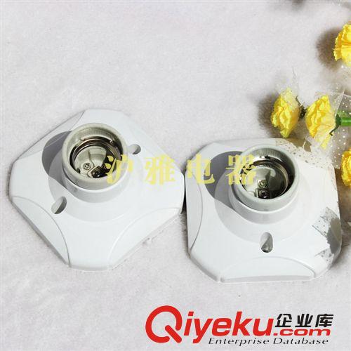 【優質批發】陶瓷燈頭 艷葉096 陶瓷螺口燈頭 半塑燈頭純銅配件原始圖片3