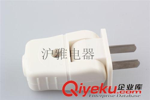 優質供應 兩極鋁片電源插頭可轉動電源插頭 廠家直銷歡迎訂購