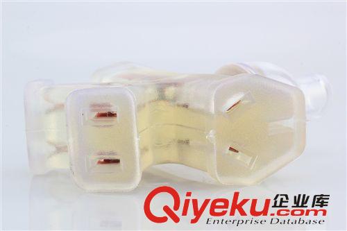 優質批發 橡膠軟料透明人字型防爆插座/無線插板原始圖片2