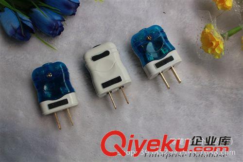 廠家直銷 一體成型包膠二極電源插頭原始圖片2