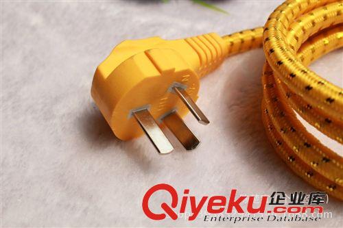 廠家直銷 花布+PVV電源連接線 電飯鍋電源線