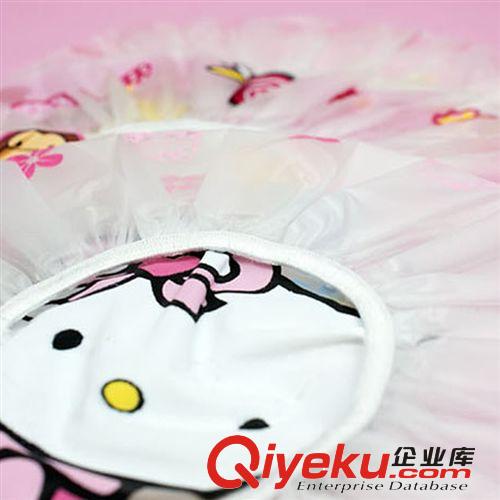 超可愛實用卡通浴帽 環保PVC浴帽 防水 加厚 沐浴洗澡必備 浴帽原始圖片3