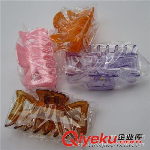 七彩抓夾 發(fā)飾  飾品一元兩元批發(fā)好貨源原始圖片2