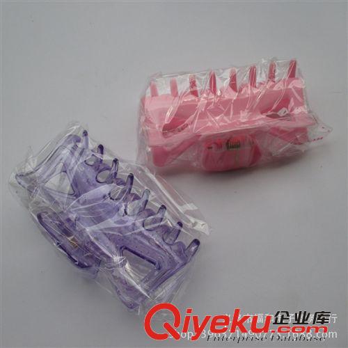七彩抓夾 發(fā)飾  飾品一元兩元批發(fā)好貨源原始圖片3