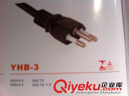 供應巴西系例YHB_1二插電源線