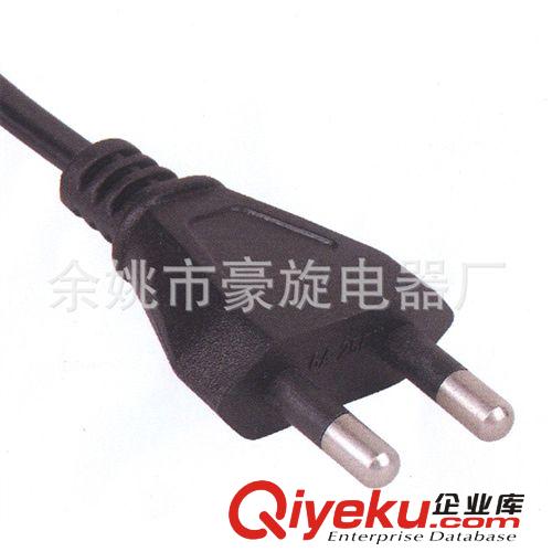 歐式多國認證XH017A三芯直電源插頭電源線