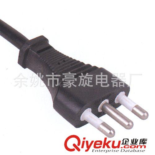 歐洲多國認證二芯XH015A插頭環保電源線