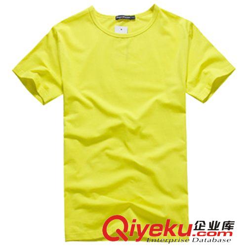韓版圓領修身打底男士短袖T恤男裝批發白色空白純色男式短袖t恤原始圖片2