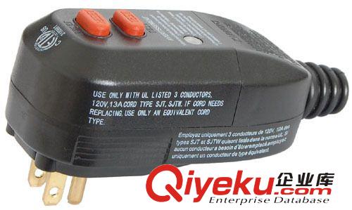 廠家供應(yīng)120V-10A漏電保護(hù)三插插頭GFCI原始圖片2