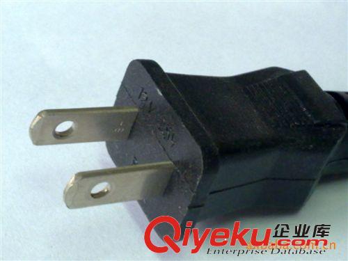 生產(chǎn)插頭線 二芯電線插頭 日本PSE認(rèn)證電線插頭 日本防水電線插頭原始圖片2