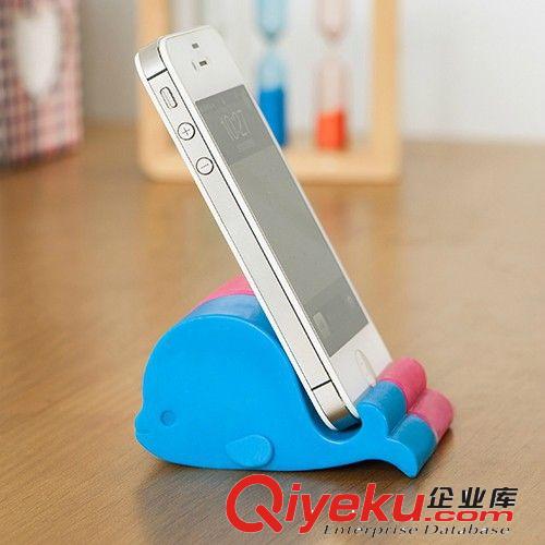 鯨魚手機支架 鯨魚可愛小清新手機座 iphone手機架平板支撐架原始圖片2