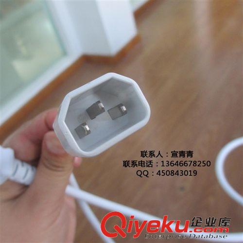 廠家批發(fā)SZ3電腦尾插座 品字型公母插座 三針插座 美國國標電源線原始圖片2