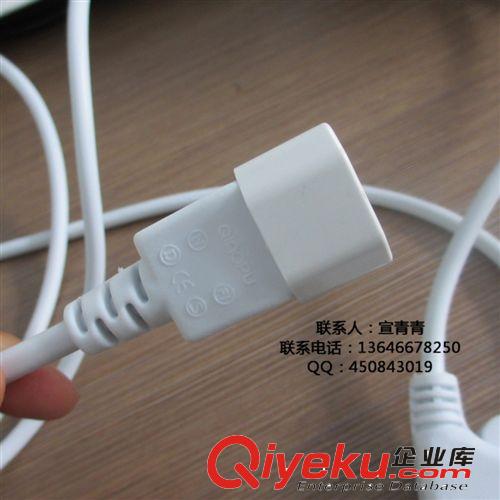 廠家批發(fā)SZ3電腦尾插座 品字型公母插座 三針插座 美國國標電源線原始圖片3