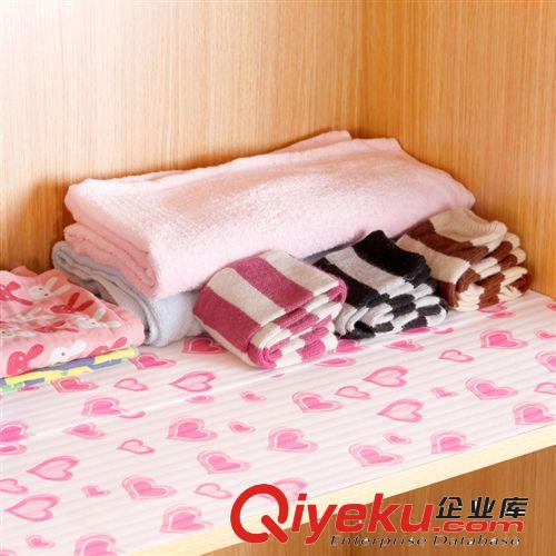印花小號號kj櫥柜墊 防潮抽屜墊 防水防滑墊 衣柜墊 30*300CM原始圖片2