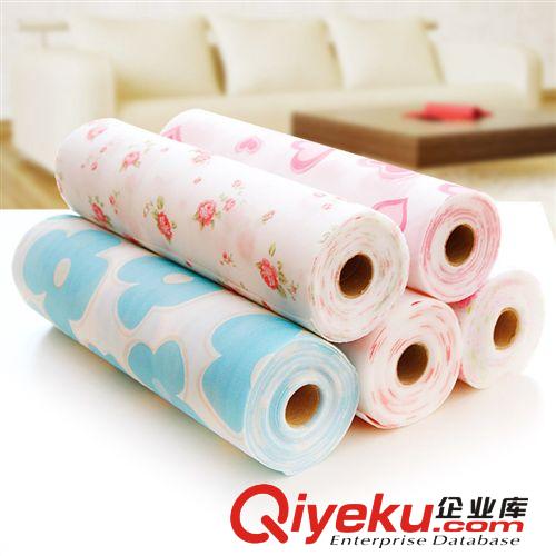 印花小號號kj櫥柜墊 防潮抽屜墊 防水防滑墊 衣柜墊 30*300CM原始圖片3