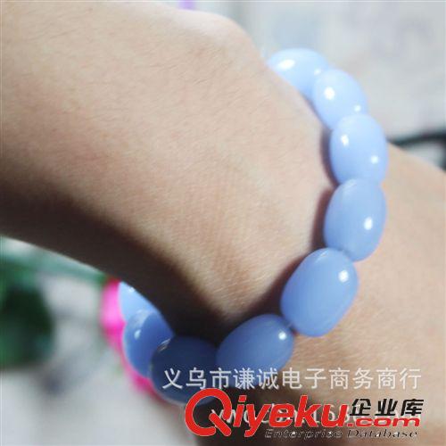 2元店飾品批發(fā) 仿玉手鏈  玉米節(jié)手圈 大號(hào) 珠子手鏈  地?cái)偧用嗽紙D片3