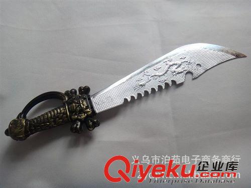 兒童玩具刀批發 玩具龍鳳刀 霸氣十足 骷顱頭手柄 好刀配好漢 2元原始圖片2
