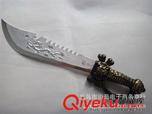 兒童玩具刀批發 玩具龍鳳刀 霸氣十足 骷顱頭手柄 好刀配好漢 2元原始圖片3