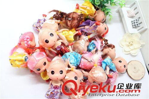 【小迷糊娃娃】廠家直銷 工藝品 手機掛件　芭比娃娃掛件12cm原始圖片2