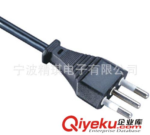 生產(chǎn)電源線插頭 意大利電源線插頭 三芯意大利電源線插頭原始圖片2