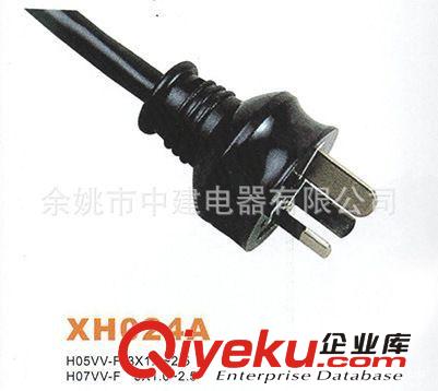 專業供應澳大利亞SAA認證兩扁一圓電源線 三芯電烤爐插頭（圖）原始圖片2