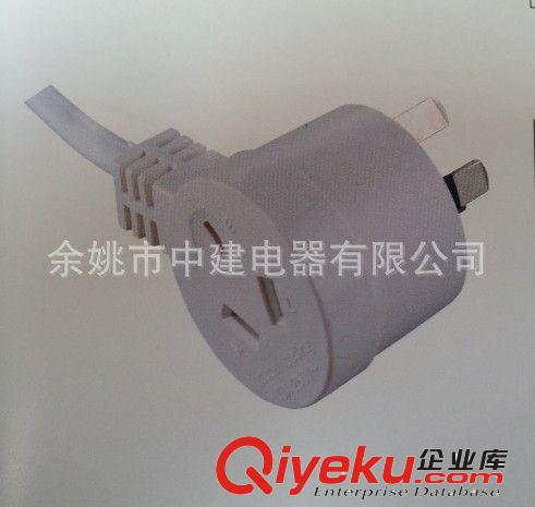 廠家供應澳大利亞SAA認證三芯電源線插頭 地埋燈兩芯澳規橡膠線原始圖片3