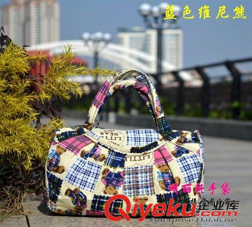 C04印花時(shí)尚飯盒包時(shí)尚牛津布可愛淑女包批發(fā)加工便當(dāng)袋手提袋