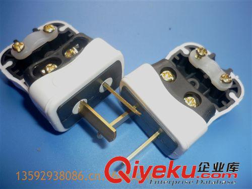 tj熱銷 廣騰D44B大功率 抗摔包膠 二極電源插頭 （純銅插片）原始圖片3