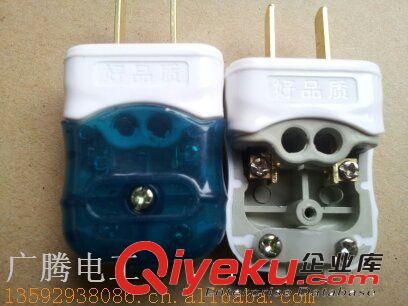 廠家供應(yīng) 廣騰D44 固定式 大功率 抗摔包膠 二極電源插頭原始圖片2
