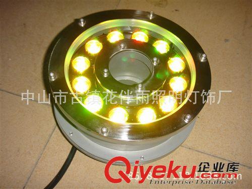 廠家tj12V 10W高品質(zhì) RGB LED水底燈/七彩水下射燈（IP68）