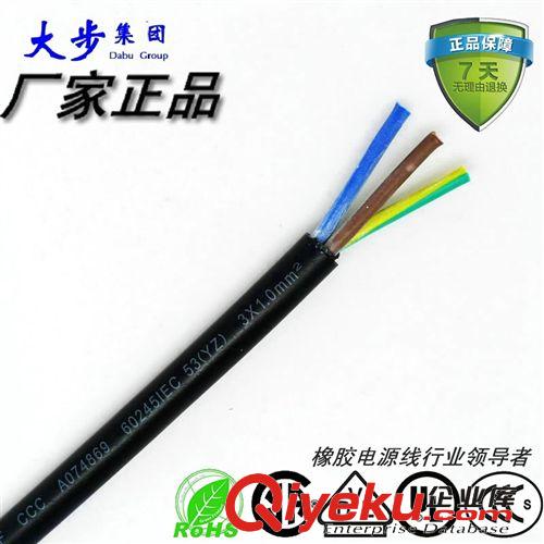 LED適用 戶外橡膠線 YZW H05RN-F 3*1.0電源線 佛山各地直銷原始圖片2
