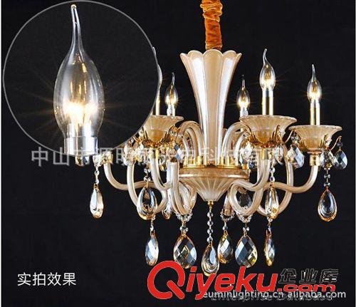現代新型節能 LED蠟燭燈泡 E14頭燈原始圖片3