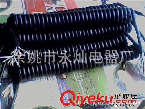 【廠家批發】UL認證電源線 彈簧線 美式彈簧插頭電源線