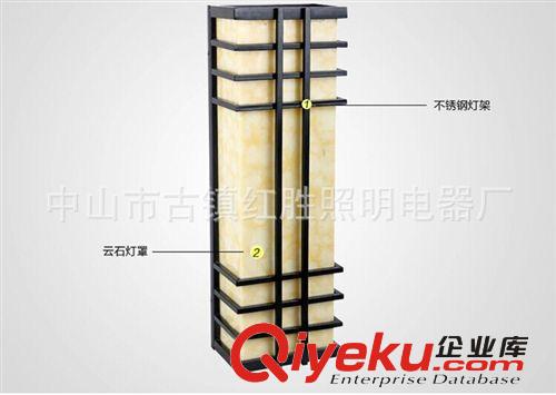生產廠家直銷優質不銹鋼云石壁燈 戶外防水壁燈 高品質云石壁燈原始圖片3