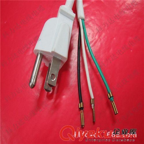 白色臺(tái)灣三插電源線原始圖片3